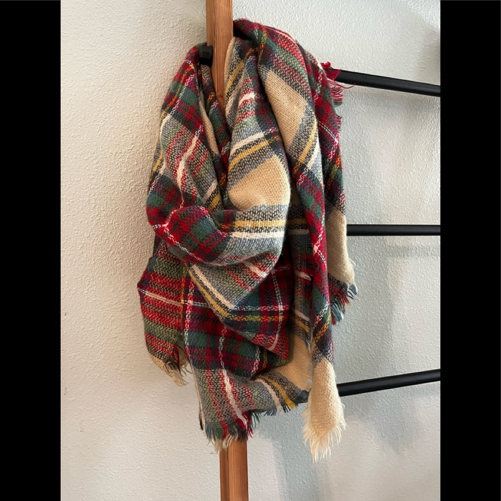 Oversized blanket scarf